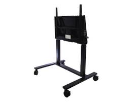 SMART TECHNOLOGIES SMART ELECTRIC HEIGHT ADJUSTABLE FLOOR STAND, FSE-520-B, UL LISTED, BLACK
