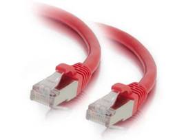 C2G 15FT CAT6 SNAGLESS STP CABLE-RED