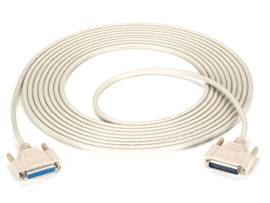 BLACK BOX CORP DB25 EXTENSION CABLE,DB25 M/F25-FT 7.6-M