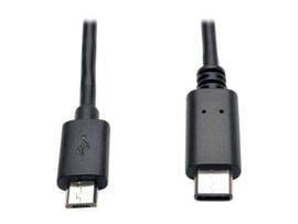 TRIPP LITE USB 2.0 HI-SPEED CABLE MICRO B-C  3-FT.