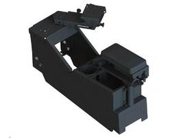 GAMBER KIT - 2020+ FORD UTILITY LOW PROFILE CONSOLE BOX WITH CUP HOLDER, PRINTER ARMREST, AND MONGOOSE