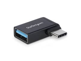 STARTECH RIGHT ANGLED USB-C TO USB-A ADAPTER, USB 5GBPS, COMPACT USB-C MALE TO USB-A FEMALE ADAPTER, DURABLE METAL HOUSING, M/F