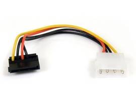 4 PIN LP4  TO RIGHT ANGLE SATA CABLE