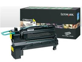 LEXMARK RETURN PROG TNR C792 X792 YELL