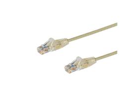 CABLE - GRAY SLIM CAT6 PATCH CORD 1 FT