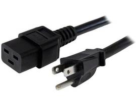 10FT HEAVY DUTY POWER CORD, 5-15P TO C19