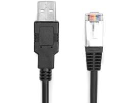 ROCSTOR PREMIER CISCO USB CONSOLE CABLE - 10 FT (3M) - USB TO RJ45 ROLLOVER CABLE - BLACK