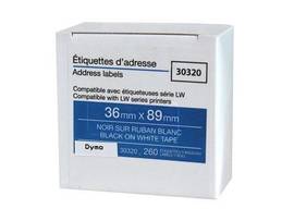 NU-TONE DYMO 30320 ADRESS LABELS 1 1/8IN X 3 1/2IN (1 X 260)