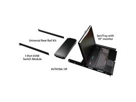 BLACK BOX CORP 17 LCD CONSOLE DRAWER WITH IP GATEWAY K