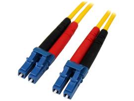 1M FIBER OPTIC CABLE - SINGLE-MODE DUPLEX 9/125 LSZH FIBER JUMPER CORD - LC/LC