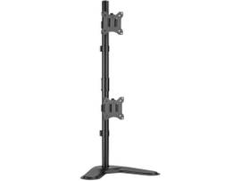ROCSTOR ERGOREACH EP7 PREMIUM DUAL SCREEN MONITOR STAND- POLE MOUNT - UP TO TWO 32 DISPLAY, 19.8LB PER SCREEN-VESA 75X75 &
