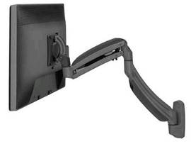 LEGRAND-CHIEF K1 WALL MNT SINGLE DISPLAY 2L ARM, BLK