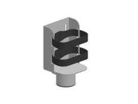 SPACEPOLE HAND SANITIZER BOTTLE HOLDER TOP MOUNT