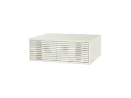 10-DRAWER STEEL FLAT FILE FOR 30INCH X 42INCH DOCUMENTS