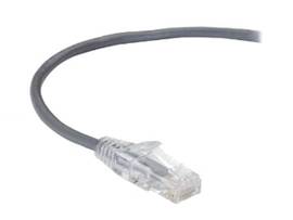 BLACK BOX CORP SLIM-NET CAT6A PATCH CABLE GREY 5FT