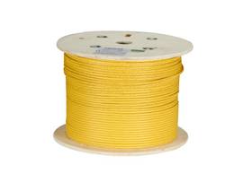 BLACK BOX CORP CAT6A STRD SHLD PVC BULK CABLE SFTP 1000FT YELLOW
