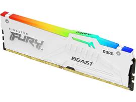 KINGSTON 128GB 5200MT/S DDR5 CL40 DIMM (KIT OF 4) FURY BEAST WHITE RGB XMP