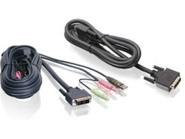 IOGEAR 6FT DUAL VIEW DVI USB KVM CBL