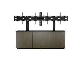 AVTEQ THIN 3-BAY CREDENZA. SUPPORTS SINGLE DI