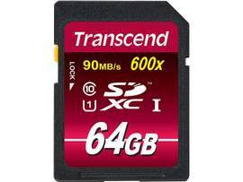 TRANSCEND 64G SDXC CLASS10 UHS-I CRD,600X