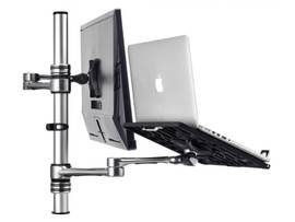ATDEC SINGLE ARM NOTEBOOK MOUNT COMBO POLISH