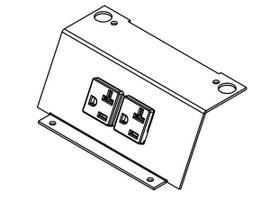 LEGRAND-WIREMOLD 1 DUPLEX POWER