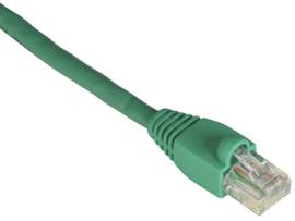 GigaBase 350 CAT5e Patch Cable UTP Snagless Boots Crossover 20-ft. 6.0-m Green