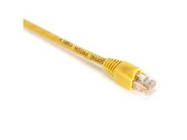 BLACK BOX CORP CAT5E SNAGLESS YELLOW 25F 350-MHZ PATCH CABLE 25PAK