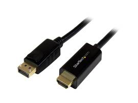 10ft/3m Passive DisplayPort to HDMI cable converter - 4K 30Hz/1080p/7.1 Audio/HD
