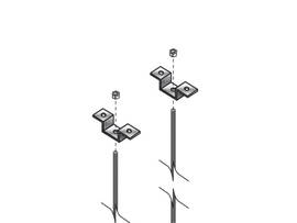 BLACK BOX CORP ADDER RACK THREADED CEILING KIT RM659-R3