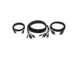 TRIPP LITE DISPLAYPORT KVM CABLE KIT 4K 3.5MM 6FT
