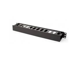 RACK SOLUTIONS 1U HORIZONTAL CABLE MGMT W/ COVER