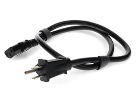ADDON 6FT NEMA 5-15P MALE TO C13 FEMALE 14AWG 100-250V AT 15A BLACK POWER CABLE