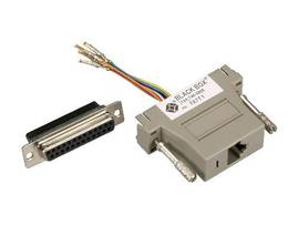 BLACK BOX CORP MOD ADAP KIT DB25F TO RJ45F 8-WIRE F