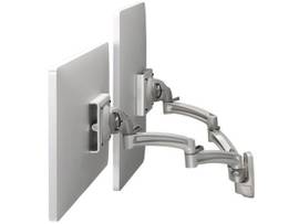 LEGRAND-CHIEF K2 WALL MNT DUAL DISP DUAL 2L ARMS, SLV