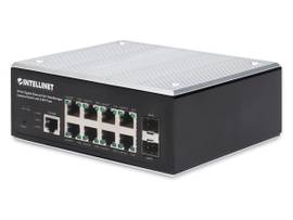 IEEE 802.3AT/AF (POE+/POE) COMPLIANT POE POWER BUDGET UP TO 240 W IP30-RATED METAL HOUSING ENDSPAN DIN-RAIL MOUNT