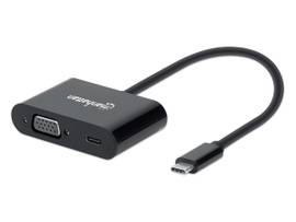 USB-C TO VGA  WITH PD PORT