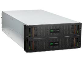SEAGATE 5U84 SAN RAID HYBRID STORAGE 1.288PB SYSTEM - 80X 16TB EXOS SAS HARD DRIVES HDD AND 4X 1.92TB NYTRO SOLID STATE FLASH DRIVES SSD, 8X 10GBE SFP