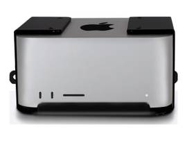 SONNET MACCUFF STUDIO STEEL BRACKET TO MOUNT AND SECURE A MAC STUDIO COMPUTER UNDER A DESK OR TO A WALL.