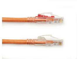 BLACK BOX CORP GIGABASE 3 CAT5E  PATCH CABLE ORANGE 7FT