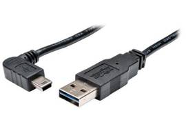 TRIPP LITE 3FT UNIV USB 2.0 CBL RIGHT-ANGLE MINI