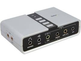 StarTech 7.1 USB Audio Adapter External Sound Card