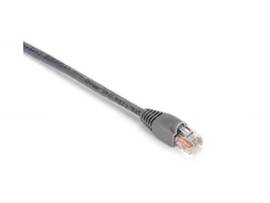 CAT5e 350-MHz Snagless Patch Cable UTP CM PVC RJ45 M/M GY 1FT