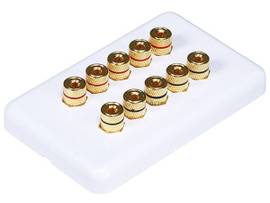 MONOPRICE HIGH QUALITY BANANA BINDING POST WALL PL