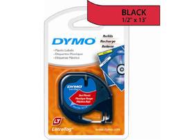 NEWELL-DYMO LETRATAG PLASTIC TAPE RED