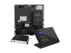 CRESTRON FLEX ADVANCED VIDEO CONFERENCE SYSTEM INTEGRATOR KIT WITH A WALL MOUNTED CONTROL INTERFACE AND ASUS MINI PC FOR MICROSOFT TEAMS ROOMS