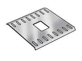 LEGRAND-ORTRONICS FEED-THU BRUSH PNL, 1RU 1.75H X 19W, BK