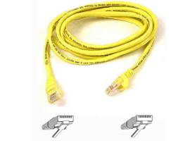 CABLE,CAT6,UTP,RJ45M/M,6 ,YLW,PATCH,SNAGLESS