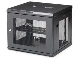 STARTECH WALL-MOUNT SERVER RACK FOR RACKMOUNT EQUIPMENT - SMALL DATA RACK FEATURES A DESIGN W/ EASY ACCESS TO THE MOUNTED DEVICES - 4 POST 9U WALL-MOU