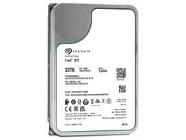 SEAGATE EXOS X22 3.5IN HDD 512/4KN SATA 22TB, 7200 RPM, 6GB/S, 256M 5 YR LTD WARR